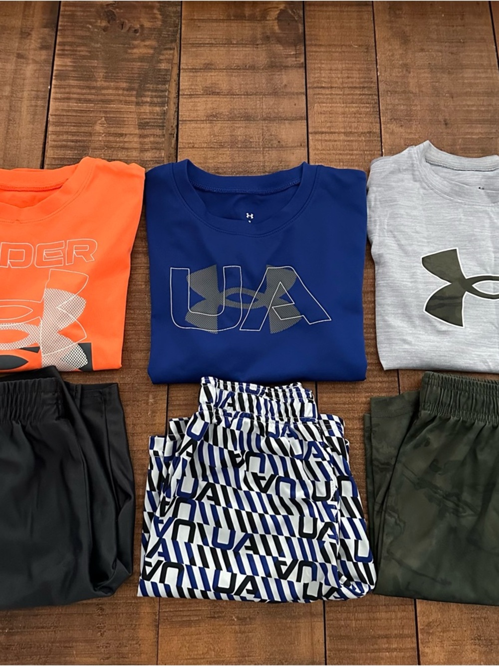 Under Armour Kids Active Tops with matching shorts